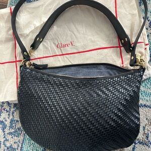 Clare V Black Moyen Messenger bag
